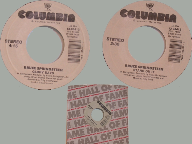 Bruce Springsteen - GLORY DAYS / STAND ON IT (HF)